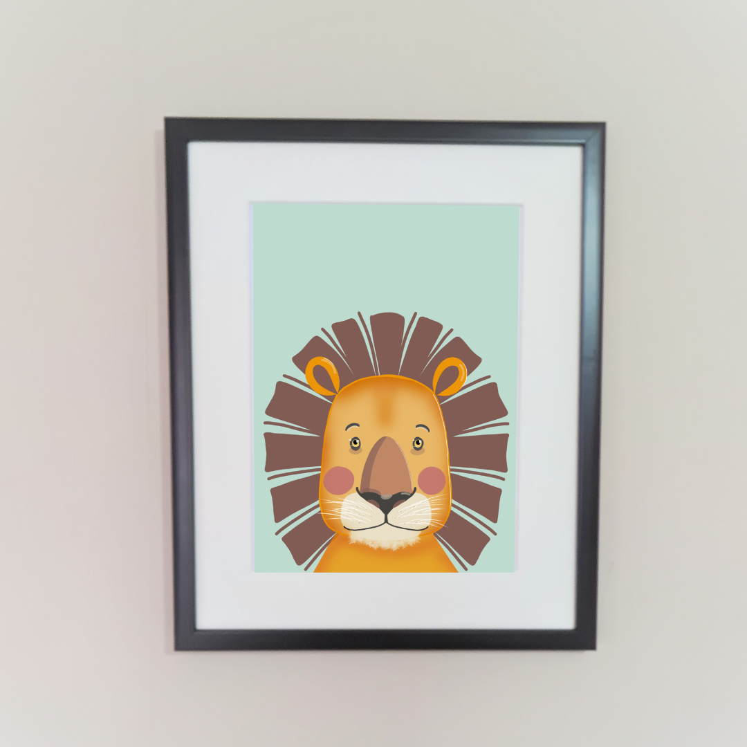Lion Nursery Print
