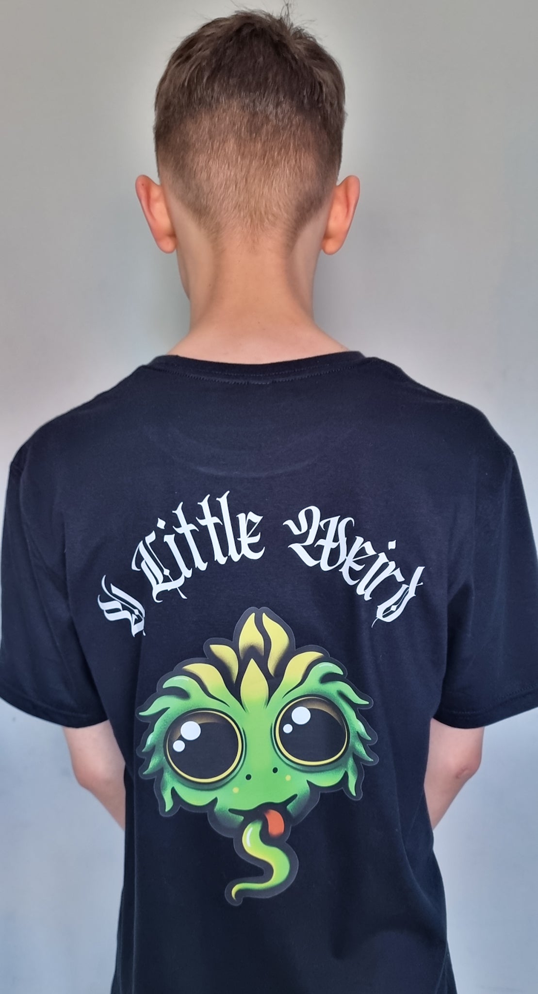 A Little Weird brand t shirt