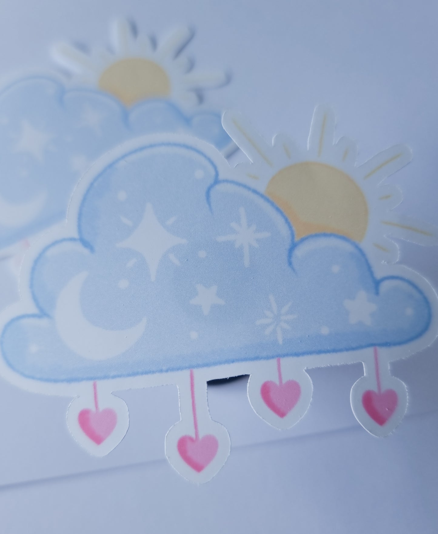 Celestial cloud sticker