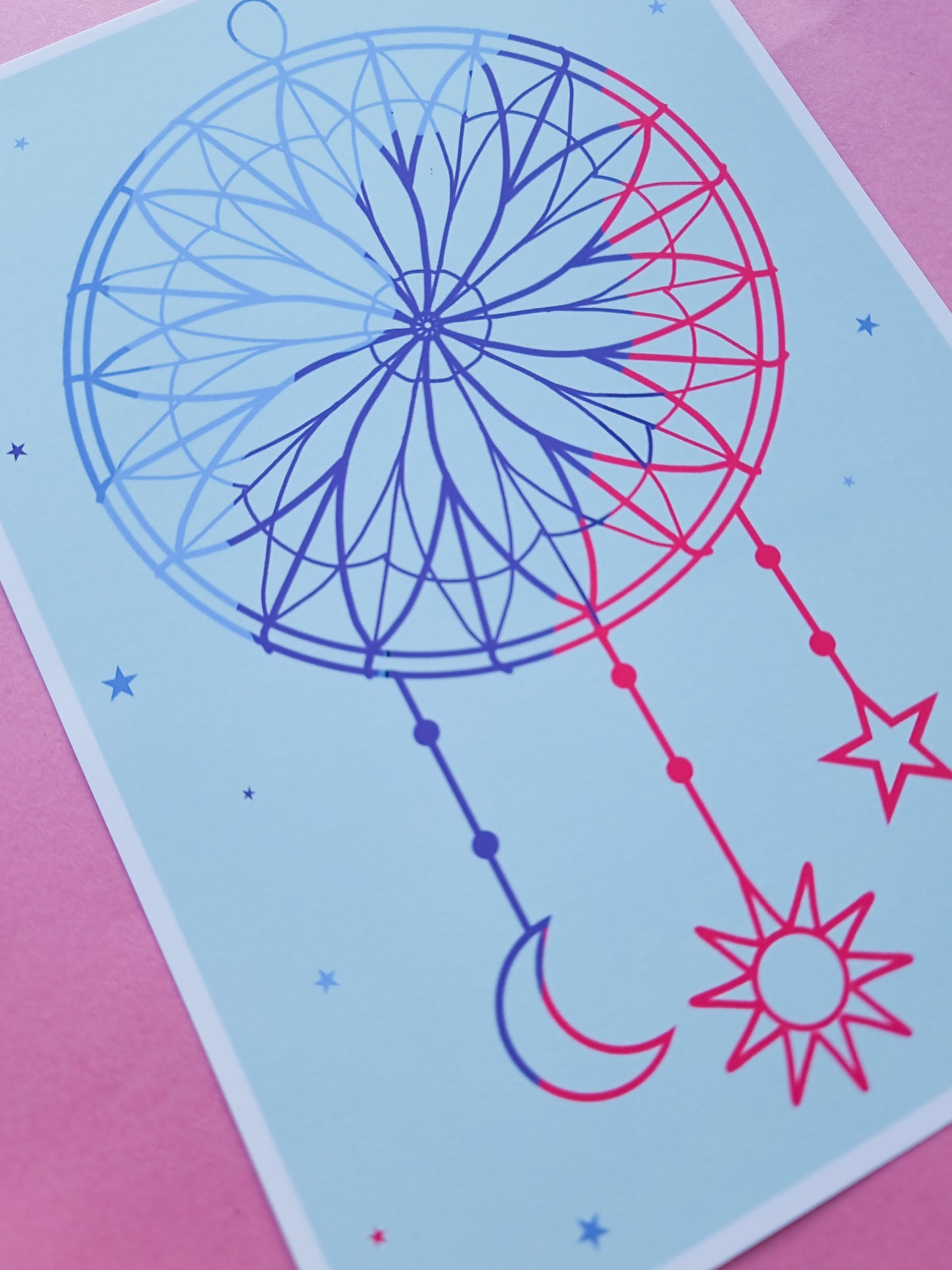 Dream catcher A5 print