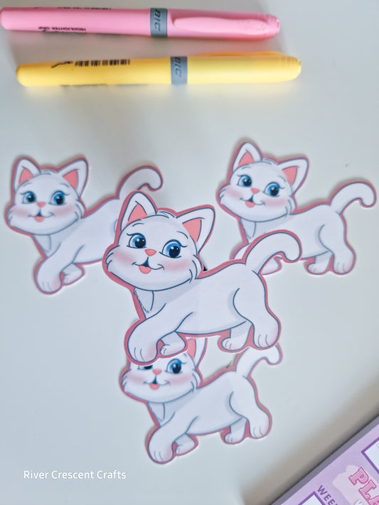 kitty cat sticker