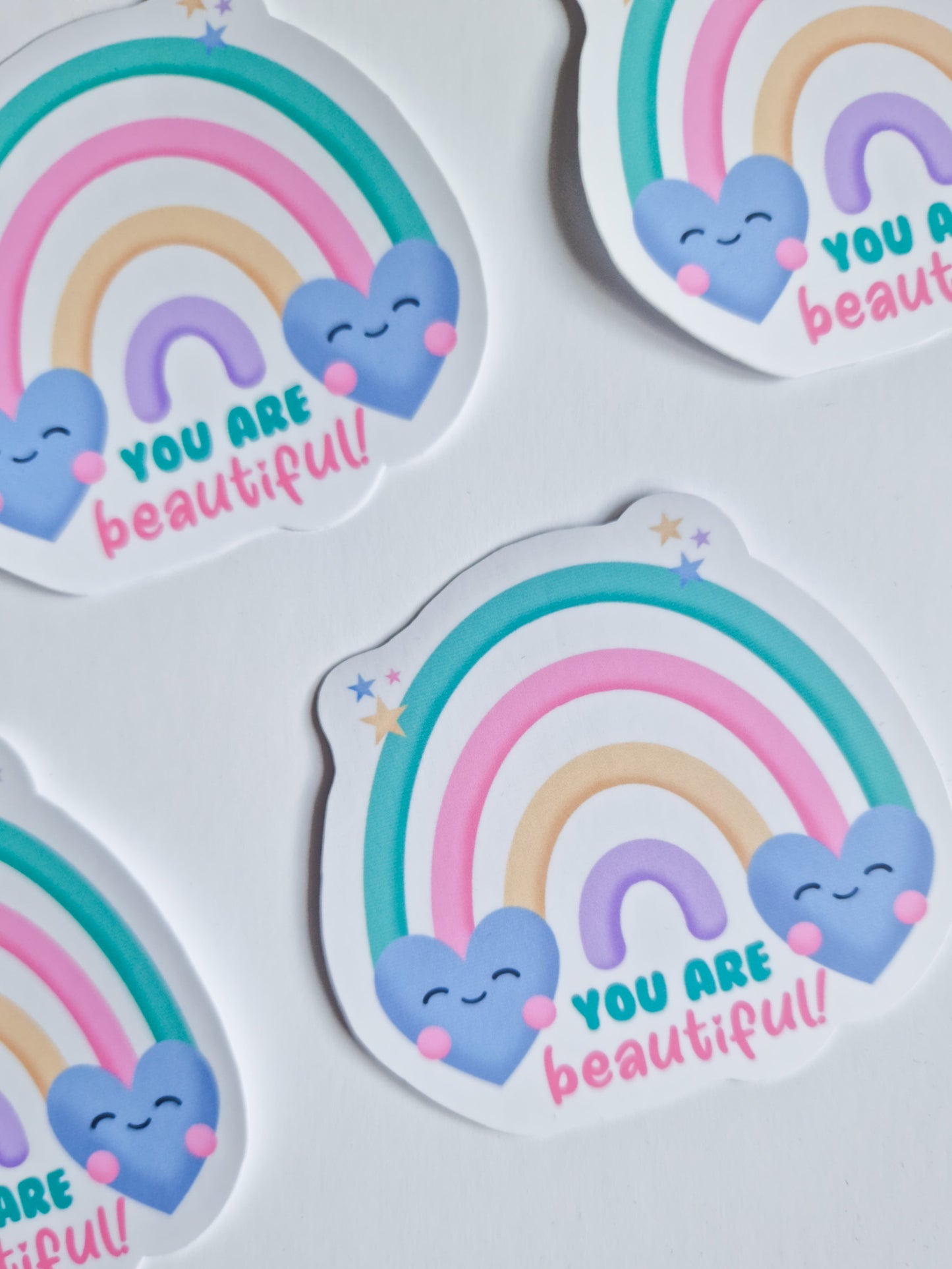 You are beautiful rainbow sticker