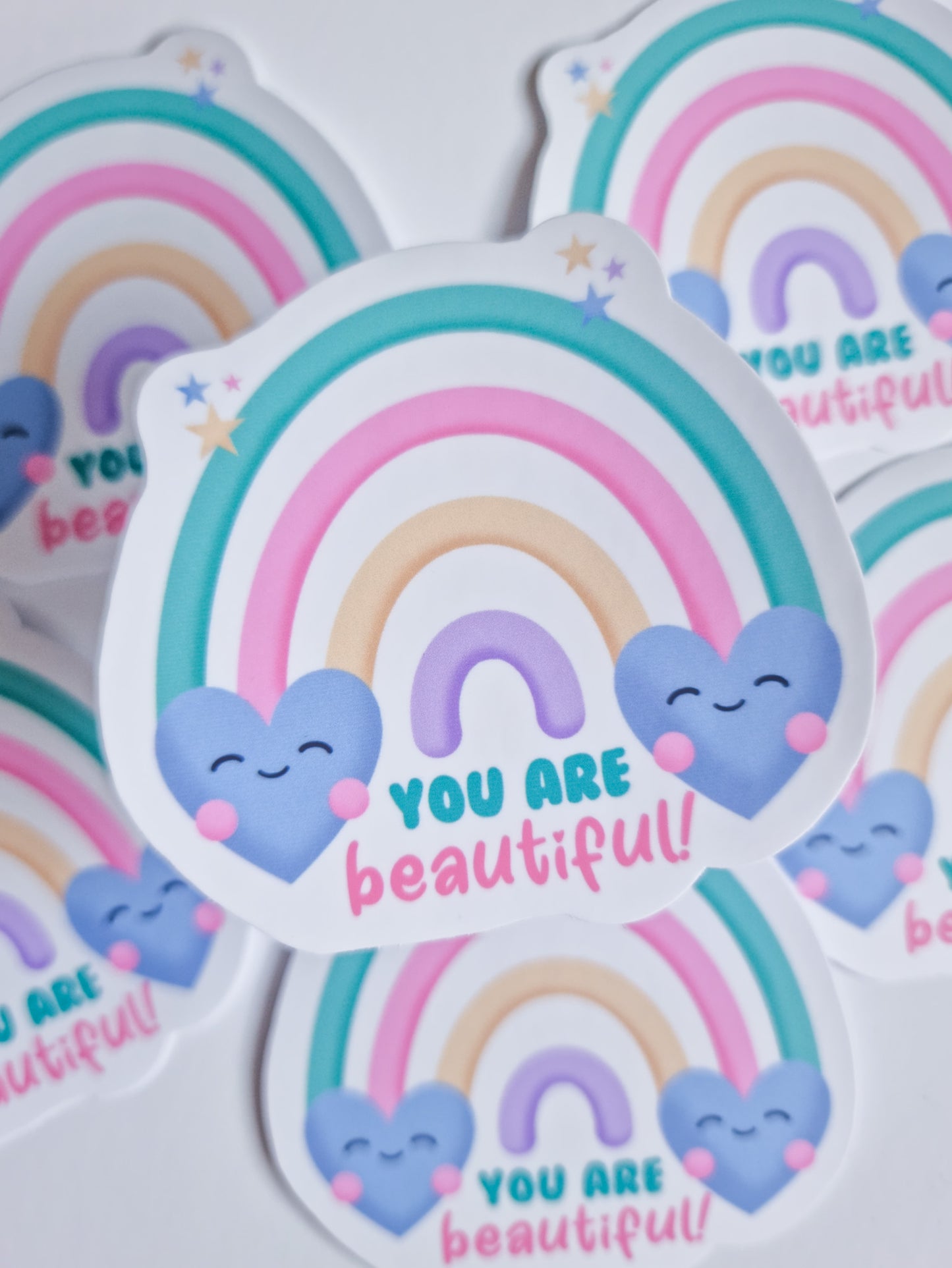 You are beautiful rainbow sticker