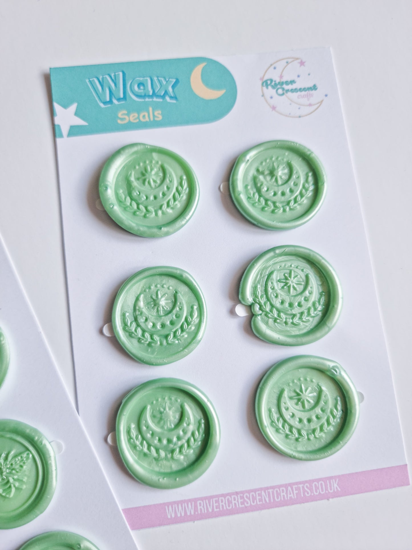 Wax seals sage green