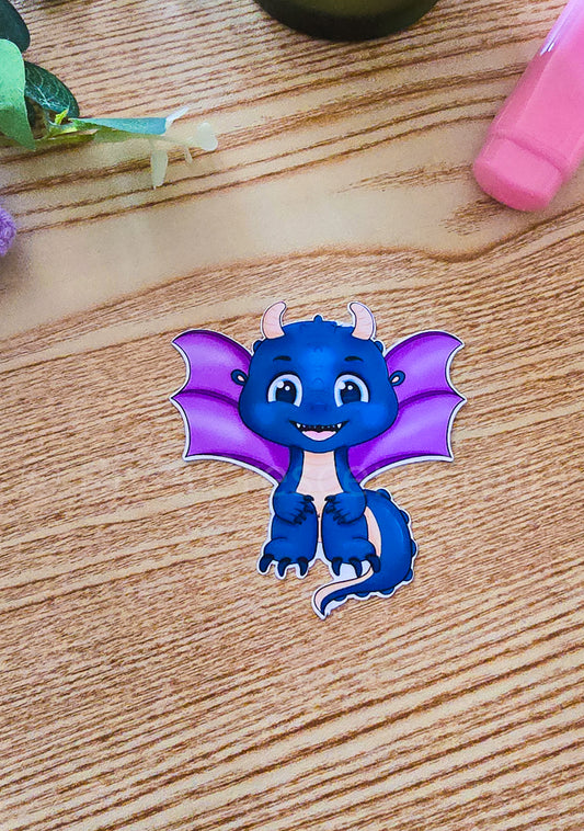 Blue dragon sticker
