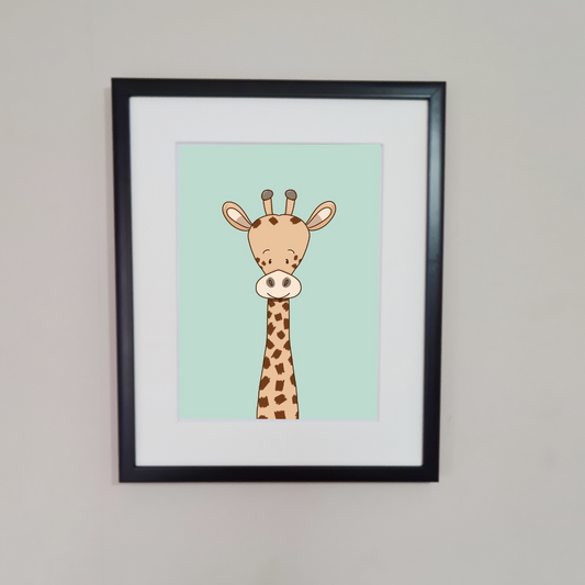 Giraffe Nursery Print