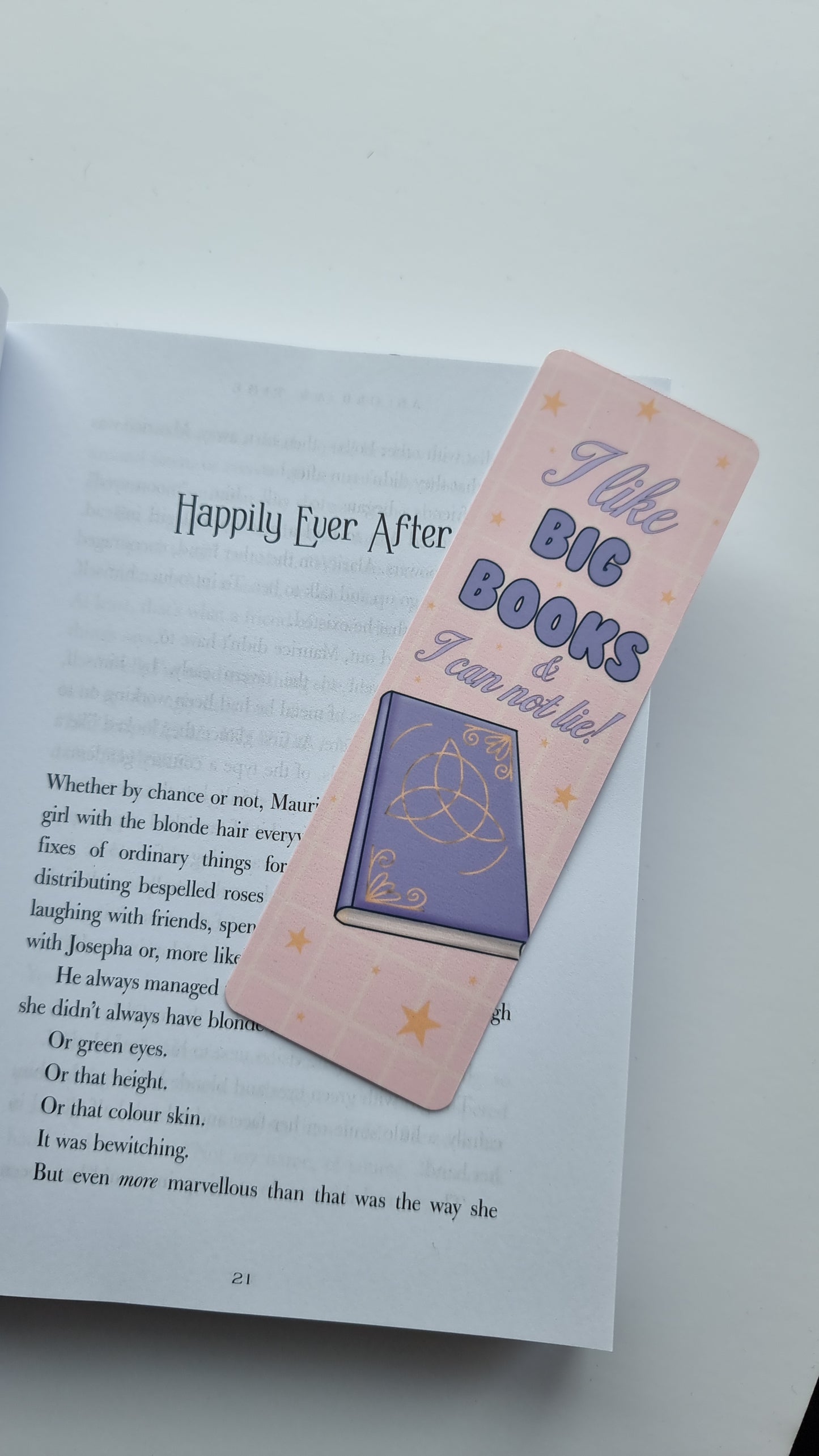 I like big books bookmark