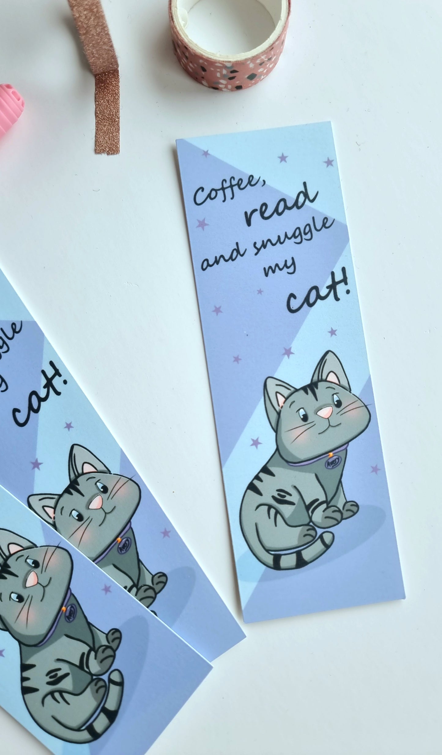 Avery the kitty bookmark